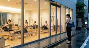 ジムのキラキラに気おくれする女性