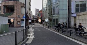 川崎スタジオへの道順１たちばな通り