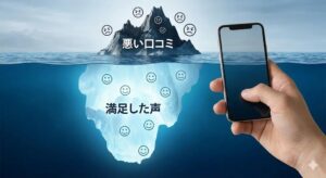 悪い口コミと満足サイレントマジョリティー