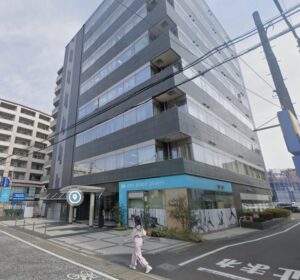 溝の口スタジオのあるリバーストーンビル