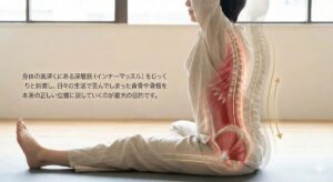 インナーマッスルの矯正イメージ
