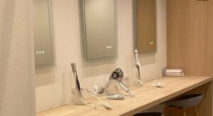 新宿店パウダールームの一部