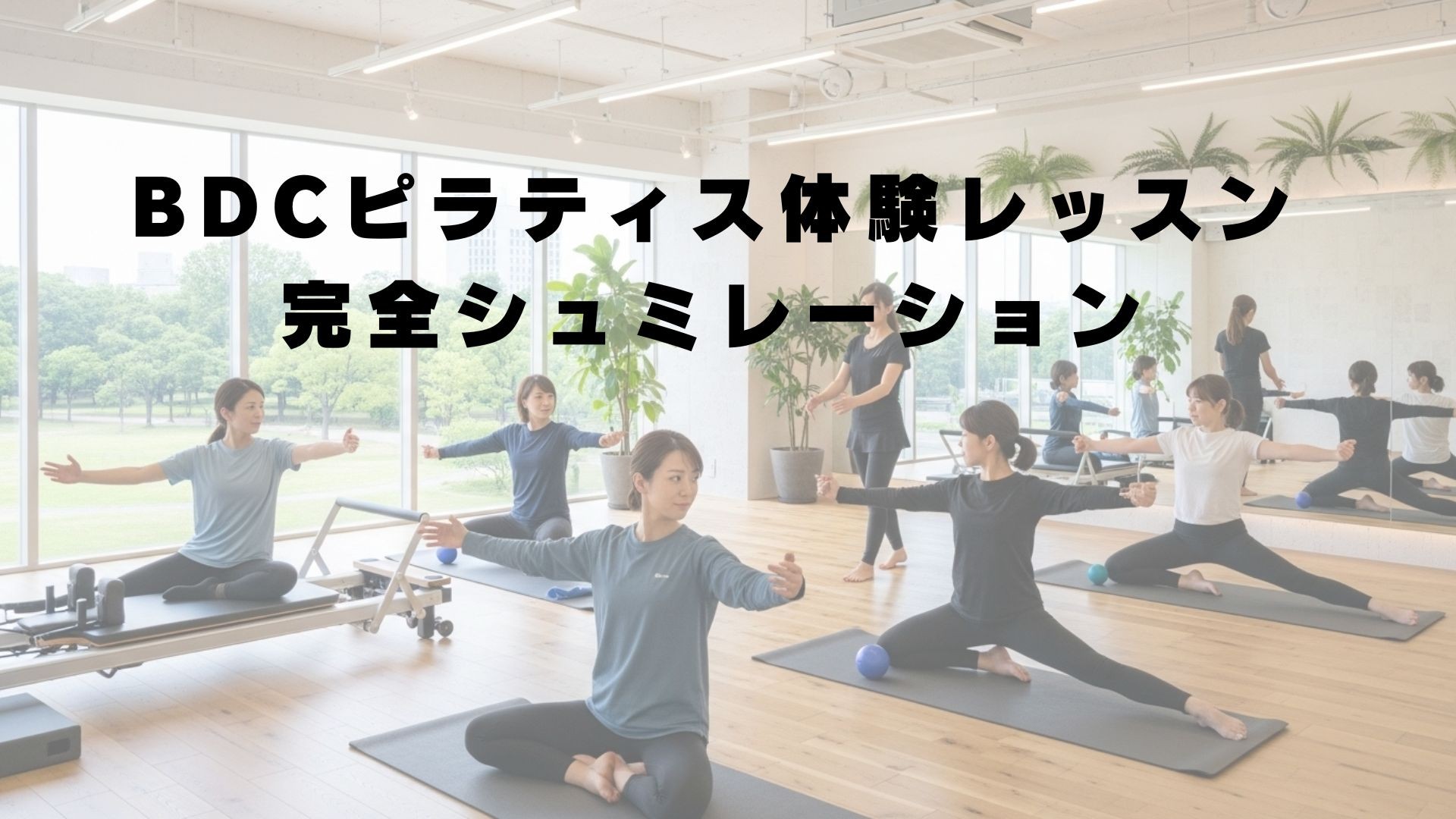 BDCピラティスの体験レッスンはどんな感じ？予約〜当日を完全再現 | ピラティス大百科